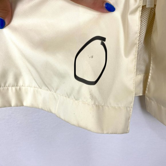 Nike Sportswear Windrunner Trench Coat Parka Rain Jacket Off White XS - Picture 10 of 12